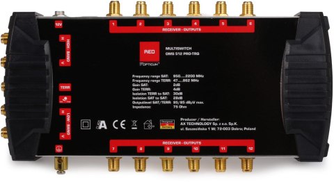 Multiswitch Opticum OMS 5/12 PRO-TRQ (Platinium Line) Multiswitch Opticum OMS 5/12 PRO-TRQ (Platinium Line)