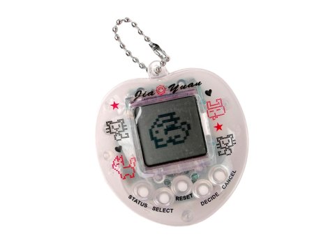 Gra Elektroniczna Tamagotchi Zwierzątko Biała Gra Elektroniczna Tamagotchi Zwierzątko Biała
