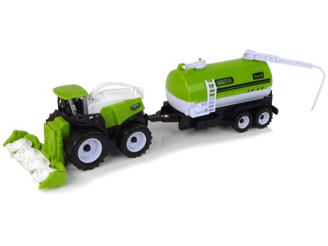 Zestaw Pojazdów Farmerskich Traktor Kombajn Cysterna Naczepa Zestaw Pojazdów Farmerskich Traktor Kombajn Cysterna Naczepa