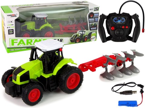 Traktor Zdalnie Sterowany 1:16 Pilot Gumowe Koła Traktor Zdalnie Sterowany 1:16 Pilot Gumowe Koła