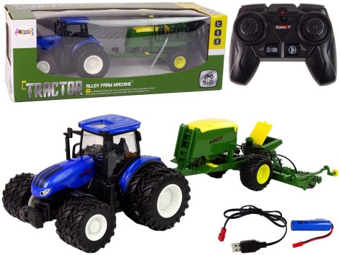 Traktor Zdalnie Sterowany RC 1:24 Belarka Niebieski Traktor Zdalnie Sterowany RC 1:24 Belarka Niebieski