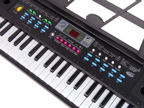 Keyboard MQ-6112 Mikrofon Uchwyt Na Nuty 61 Klawiszy Keyboard MQ-6112 Mikrofon Uchwyt Na Nuty 61 Klawiszy