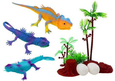 Zestaw Figurek Jaszczurki Gady Kolorowe 8 Sztuk Zestaw Figurek Jaszczurki Gady Kolorowe 8 Sztuk