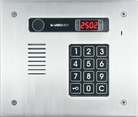 Laskomex CP-2513R INOX Panel audio POZIOMA RFID