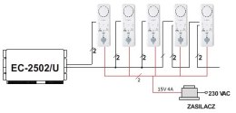 Laskomex LG-8D Bezsłuchawkowy, głośnomówiący unifon do domofonów cyfrowych