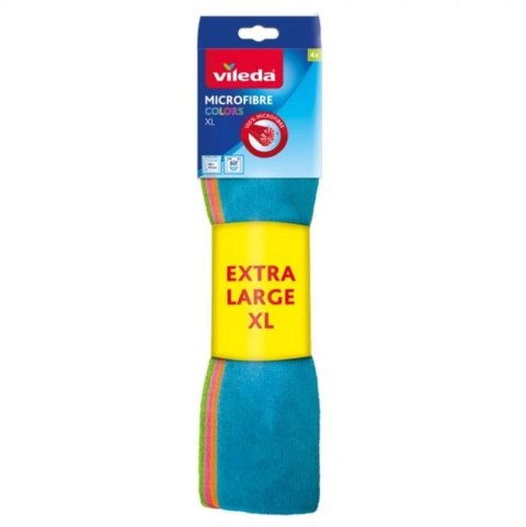 Ściereczka Vileda Mikrofibr COLORS EXTRA LARGE 4szt Ściereczka Vileda Mikrofibr COLORS EXTRA LARGE 4szt