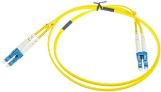 PATCHCORD ŚWIATŁOWODOWY SM 1M DUPLEX 9/125, LC/UPC-LC/UPC