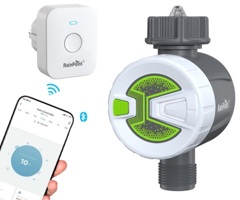 INTELIGENTNY ZAWÓR DO SYSTEMU NAWADNIANIA Z BRAMKĄ WIFI TTV102B+TWG009BW Tuya Smart RainPoint INTELIGENTNY ZAWÓR DO SYSTEMU NAWADNIANIA Z BRAMKĄ WIFI TTV102B+TWG009BW Tuya Smart RainPoint