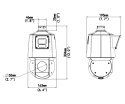 KAMERA IP SZYBKOOBROTOWA IPC94144SFW-X25-F40C LightHunter - 4 Mpx 4.8 ... 120 mm UNIVIEW