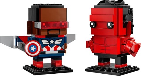 LEGO 40668 Super Heroes - Figurki Kapitana Ameryki i Czerwonego Hulka
