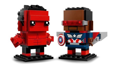 LEGO 40668 Super Heroes - Figurki Kapitana Ameryki i Czerwonego Hulka