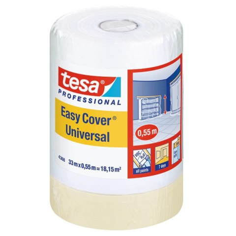 FOLIA OCHRONNA Z TAŚMĄ EASY-COVER-UNIVERSAL/33X550 TESA FOLIA OCHRONNA Z TAŚMĄ EASY-COVER-UNIVERSAL/33X550 TESA