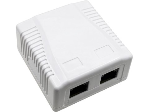 Gniazdo natynkowe UTP kat.6 2xRJ45 ALANTEC Gniazdo natynkowe UTP kat.6 2xRJ45 ALANTEC