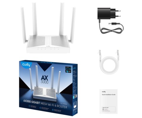 ROUTER WR3000E Wi-Fi 6 2.4 GHz, 5 GHz CUDY