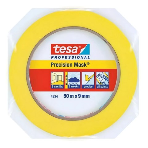 TAŚMA MASKUJĄCA PRECISION-MASK/50X9/YW TESA TAŚMA MASKUJĄCA PRECISION-MASK/50X9/YW TESA