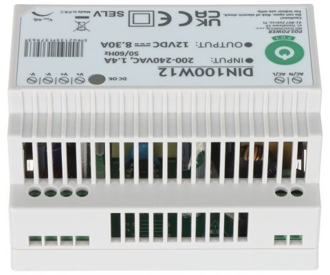 ZASILACZ IMPULSOWY DIN100W12 POS ZASILACZ IMPULSOWY DIN100W12 POS