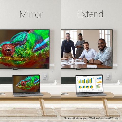 Nadajnik i odbiornik audio/video bezprzewodowy j5create ScreenCast 4K Wireless Display Adapter; kolor biały JVAW76-N Nadajnik i odbiornik audio/video bezprzewodowy j5create ScreenCast 4K Wireless Display Adapter; kolor biały JVAW76-N