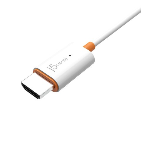 Nadajnik i odbiornik audio/video bezprzewodowy j5create ScreenCast HDMI™ Wireless Display; kolor biały JVAW56-N Nadajnik i odbiornik audio/video bezprzewodowy j5create ScreenCast HDMI™ Wireless Display; kolor biały JVAW56-N
