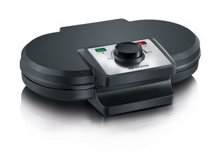 SEVERIN WAFLOWNICA PODWÓJNA, KSZTAŁ GOFRÓW SERCA, POWŁOKA ANTYADHEZYJNA, STAL, MOC 1200W WA2106 SEVERIN WAFLOWNICA PODWÓJNA, KSZTAŁ GOFRÓW SERCA, POWŁOKA ANTYADHEZYJNA, STAL, MOC 1200W WA2106