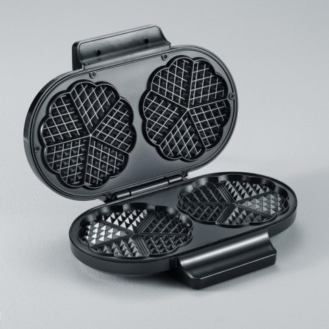 SEVERIN WAFLOWNICA PODWÓJNA, KSZTAŁ GOFRÓW SERCA, POWŁOKA ANTYADHEZYJNA, STAL, MOC 1200W WA2106 SEVERIN WAFLOWNICA PODWÓJNA, KSZTAŁ GOFRÓW SERCA, POWŁOKA ANTYADHEZYJNA, STAL, MOC 1200W WA2106