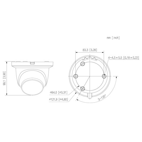 KAMERA IP IPC-HDW2649TM-S-IL-0280B WizSense Smart Dual Light - 6 Mpx 2.8 mm DAHUA KAMERA IP IPC-HDW2649TM-S-IL-0280B WizSense Smart Dual Light - 6 Mpx 2.8 mm DAHUA