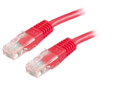 PATCHCORD KAT5E UTP 0,5M CZERWONY PATCHCORD KAT5E UTP 0,5M CZERWONY