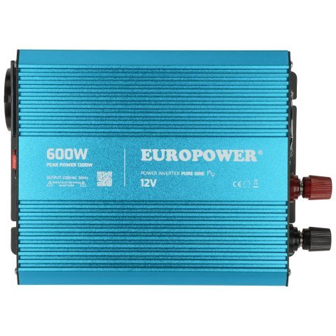 PRZETWORNICA NAPIĘCIA INV/12/600/PS/S EUROPOWER PRZETWORNICA NAPIĘCIA INV/12/600/PS/S EUROPOWER