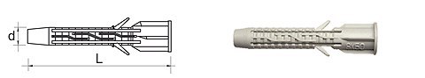 KOSZULKA UNIWERSALNA Z KOŁNIERZEM NYLON 10*60MM