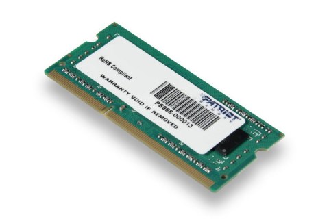 DDR3 SODIMM 4GB 1600MHz PATRIOT Signature CL11 SR Patriot