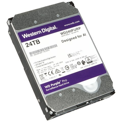 DYSK DO REJESTRATORA HDD-WD240PURP 24TB 24/7 WESTERN DIGITAL DYSK DO REJESTRATORA HDD-WD240PURP 24TB 24/7 WESTERN DIGITAL