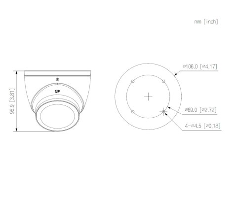 KAMERA AHD, HD-CVI, HD-TVI, CVBS HAC-HDW1239T-A-LED-0280B-S3 Full-Color - 1080p 2.8 mm DAHUA KAMERA AHD, HD-CVI, HD-TVI, CVBS HAC-HDW1239T-A-LED-0280B-S3 Full-Color - 1080p 2.8 mm DAHUA