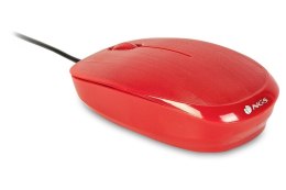 MYSZ NGS FLAME OPTICAL USB RED NGS & MONRAY