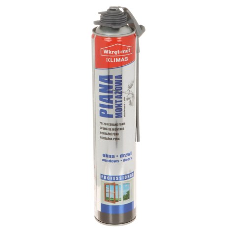 PIANA MONTAŻOWA PMPL-900-65L NISKOROZPRĘŻNA PUSZKA 880 ml WKRĘT-MET KLIMAS PIANA MONTAŻOWA PMPL-900-65L NISKOROZPRĘŻNA PUSZKA 880 ml WKRĘT-MET KLIMAS