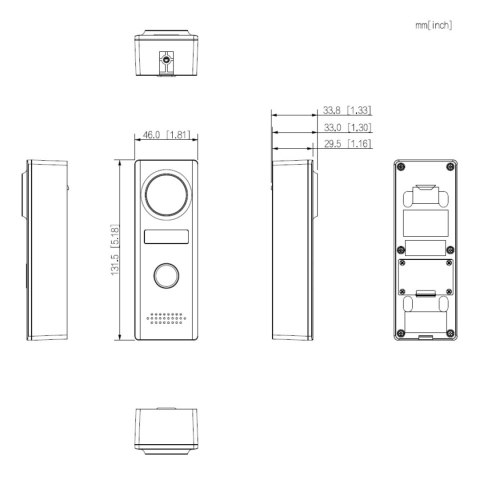 ZESTAW WIDEODOMOFONOWY KTH01 Wi-Fi / 4-Wire DAHUA ZESTAW WIDEODOMOFONOWY KTH01 Wi-Fi / 4-Wire DAHUA