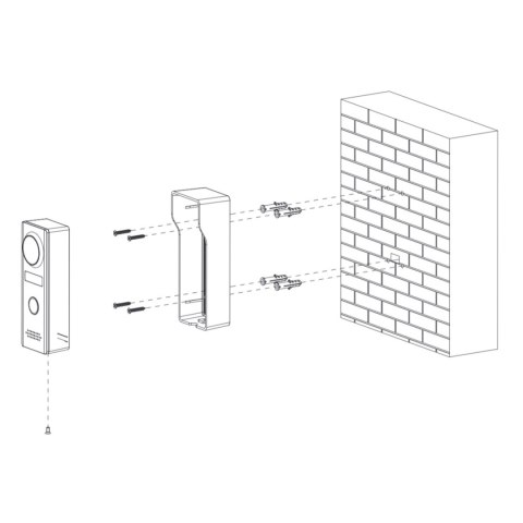 ZESTAW WIDEODOMOFONOWY KTH01 Wi-Fi / 4-Wire DAHUA ZESTAW WIDEODOMOFONOWY KTH01 Wi-Fi / 4-Wire DAHUA