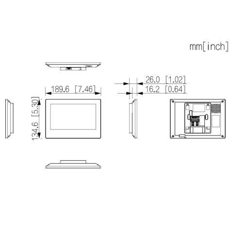 ZESTAW WIDEODOMOFONOWY KTH01 Wi-Fi / 4-Wire DAHUA ZESTAW WIDEODOMOFONOWY KTH01 Wi-Fi / 4-Wire DAHUA
