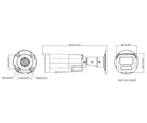 KAMERA IP DS-2CD1663G2-LIZU/SL(2.8-12MM) Smart Hybrid Light 6 Mpx - MOTOZOOM Hikvision KAMERA IP DS-2CD1663G2-LIZU/SL(2.8-12MM) Smart Hybrid Light 6 Mpx - MOTOZOOM Hikvision