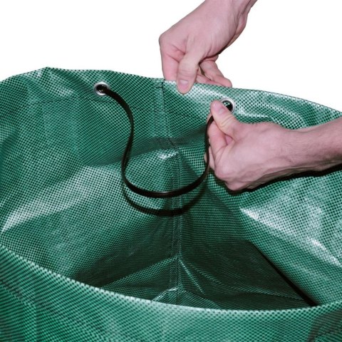 KOSZ OGRODOWY TORBA WOREK NA LIŚCIE TRAWĘ CHWASTY Z UCHWYTAMI 125 L