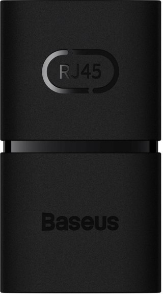 Złączka sieciowa łącznik kabli Ethernet RJ-45 Baseus AirJoy Series 1 szt. - czarna