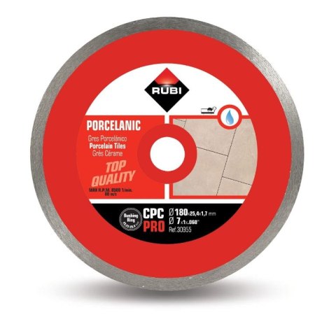 TARCZA DIAMENTOWA DO GRESU PORCELANOWEGO CPC 180 PRO TARCZA DIAMENTOWA DO GRESU PORCELANOWEGO CPC 180 PRO