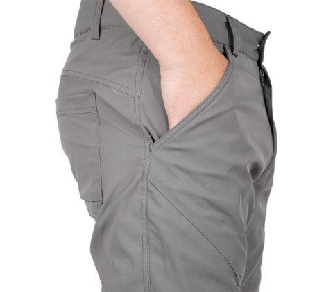 SPODNIE ROBOCZE OUTDOOR 2 WAY STRETCH, SZARE ROZMIAR M
