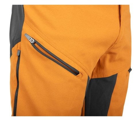 SPODNIE ROBOCZE OUTDOOR 4 WAY STRETCH MUSZTARD.-SZARE ROZ L