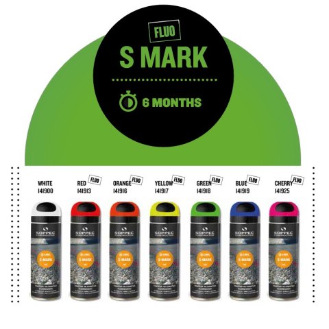SOPPEC SPRAY GEODEZYJNY S-MARK NIEBIESKI 500ML SOPPEC SPRAY GEODEZYJNY S-MARK NIEBIESKI 500ML