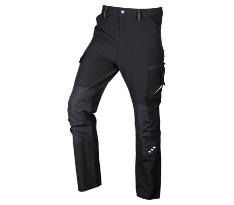 SPODNIE ROBOCZE MIX&MATCH CZARNO-ZIELONE ROZMIAR XL SPODNIE ROBOCZE MIX&MATCH CZARNO-ZIELONE ROZMIAR XL