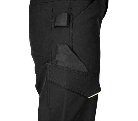 SPODNIE ROBOCZE MIX&MATCH CZARNO-ZIELONE ROZMIAR XL SPODNIE ROBOCZE MIX&MATCH CZARNO-ZIELONE ROZMIAR XL