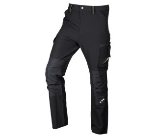 SPODNIE ROBOCZE MIX&MATCH CZARNO-ZIELONE ROZMIAR XXL