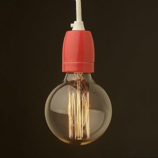 Oprawka zwieszana porcelanowa czerwona V-TAC VT-799-R 5 lat gwarancji