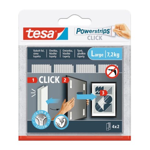 RZEPY SAMOPRZYLEPNE POWERSTRIPS-CLICK/LARGE TESA RZEPY SAMOPRZYLEPNE POWERSTRIPS-CLICK/LARGE TESA