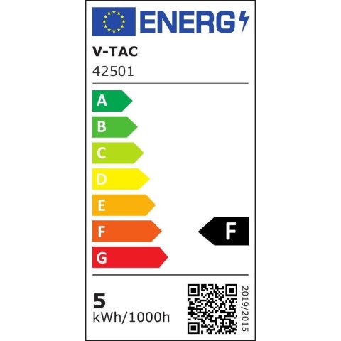 Żarówka LED V-TAC 5.5W E14 P45 Kulka VT-1880 2700K 470lm Żarówka LED V-TAC 5.5W E14 P45 Kulka VT-1880 2700K 470lm
