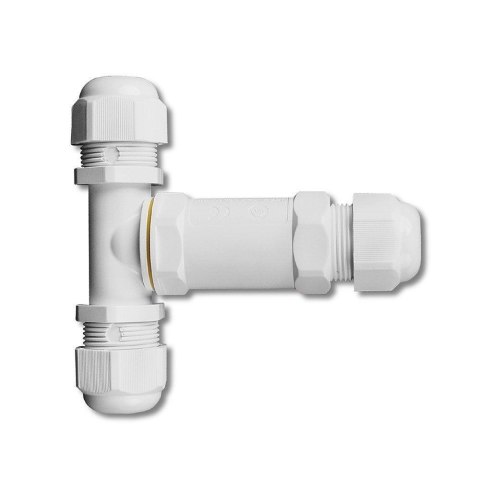 Złączka Mufa Hermetyczna 3x3Pin Biała Trójnik 0.5-4mm2 Średnica przewodu 8-12mm IP68 V-TAC VT-869 Złączka Mufa Hermetyczna 3x3Pin Biała Trójnik 0.5-4mm2 Średnica przewodu 8-12mm IP68 V-TAC VT-869